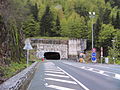 L'entrée du tunnel du Somport, côté français.