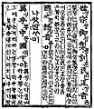 Hunmin Jeongeum, premier ouvrage décrivant le hangul; 1446