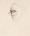 zelfportret door Jules De Bruycker overleden op 5 september 1945