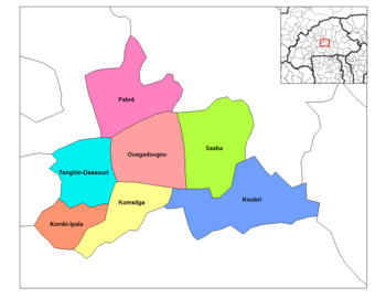 Komsliga Department location in the province