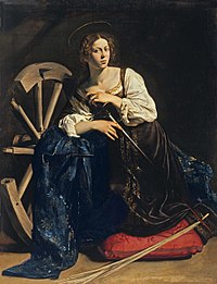 Sveta Katarina, Caravaggio (okrog 1598)