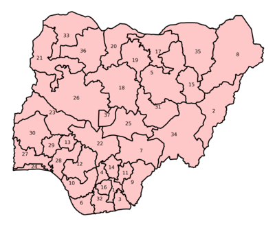 Nigeriske zvezne države