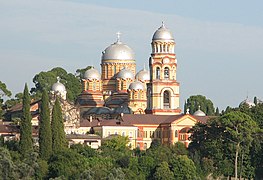 Monasterio de Nueva Athos en Abjasia (Georgia)