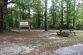 Picnic table at Statenville Boat Ramp