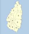 Quarters of Saint Lucia