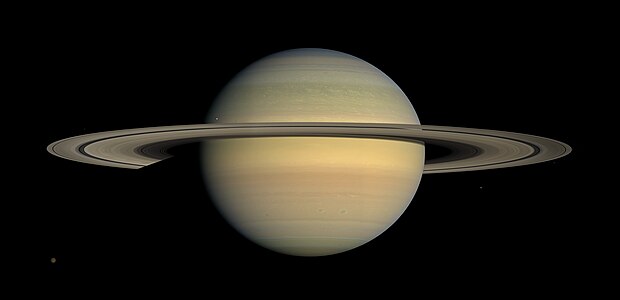 Güneş Sistemi'nde yer alan 8 gezegenden biri olan ve Güneş'e yakınlık olarak 6. sırada yer alan Satürn. (Üreten: NASA/JPL/Space Science Institute)