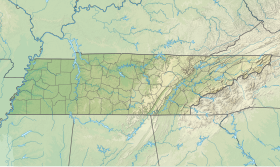Voir sur la carte topographique du Tennessee