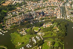 Aerial view of Weesp