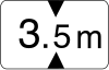 Vehicles having over all length height exceeding the specified height