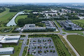 Campus de l'École polytechnique à Palaiseau (Essonne) en 2013.