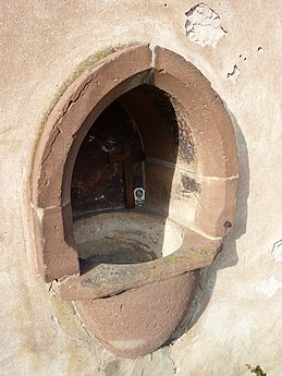 Lavabo i en niche