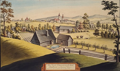 Lanškroun en 1803, par Joann Venuto.