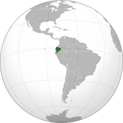 موقعیت اکوادور