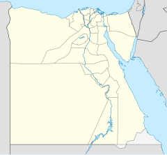 Abukir på kartan över Egypten