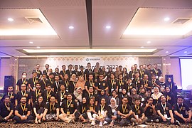 Indonesian Wikimedians at WikiNusantara 2022 in Padang, June 2022