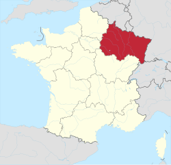 Grandestas atrašanās vieta Francijā