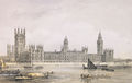 1852: Houses of Parliament, London 1852 by Edmund Walker