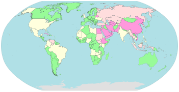 Internet censorship and surveillance by country