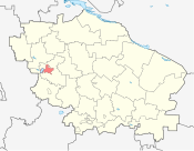 Kaupungin sijainti Stavropolin aluepiirissä