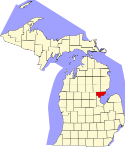 Koartn vo Arenac County innahoib vo Michigan