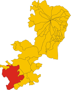 Poziția localității Caltagirone