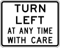 (A40-2) Left Turn At Any Time With Care (1994–2016)