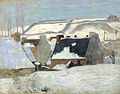 Paul Gauguin : Effet de neige ou Pont-Aven sous la neige (1888)