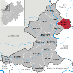 Schöppingen – Mappa