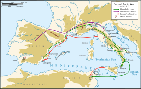 Západní Středomoří během druhé punské války