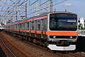 A Musashino Line E231-0 series 8-car EMU