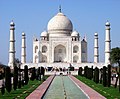 El Taj Mahal en Agra, construido por Sha Jahan como mausoleo para su esposa.