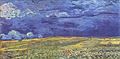 Vincent van Gogh: Campo bajo cielo tormentoso
