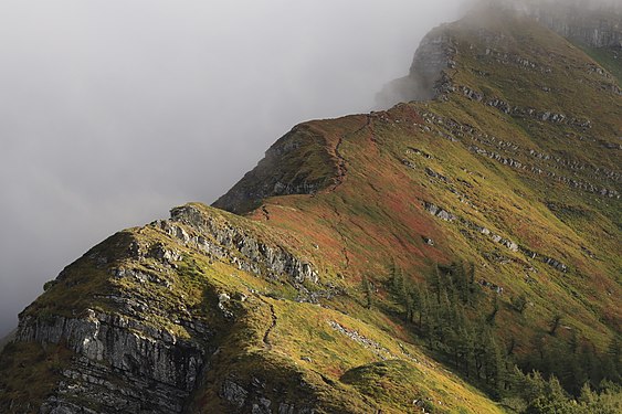 Wild cloudy trail Photograph: Claudio Manservisi