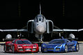 2 Apollos met een F-4 Phantom in de achtergrond