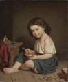 Frukosten (1866) av Amalia Lindegren.