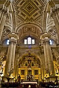 Catedral de Jaén. Entre 1540 y 1594 las obras estuvieron dirigidas por Andrés de Vandelvira y Alonso Barba.