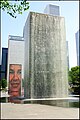 La Crown Fountain.