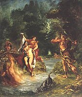 The Summer - Diana surprised by Actaeon label QS:Len,"The Summer - Diana surprised by Actaeon" label QS:Lpl,"Lato - Diana zaskoczona przez Akteona"