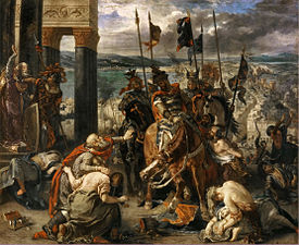 Entrada de los Cruzados en Constantinopla, 1840, Louvre.