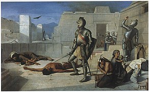 Episodios de la Conquista: Matanza de Cholula, 1877.