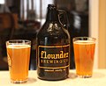 Image 6A growler of beer from Flounder Brewing, a nanobrewery in New Jersey, US (from Craft beer)