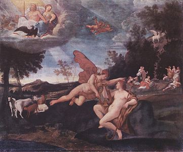 Francesco Albani, Merkurio eta Apolo