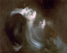 Eugène Carrière, El beso de la madre
