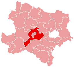 Bezirk Sankt Pölten-Land location map