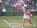 Double-handed backhand