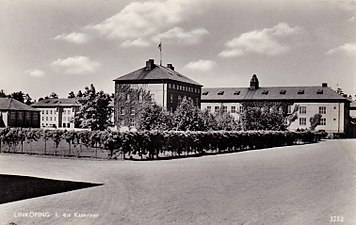 Västra delen av dubbelkasernområdet.