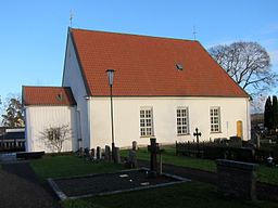 Ljungarums kyrka i mitten av december 2014