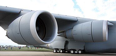 Motores General Electric CF6-80 del C-5M Super Galaxy.