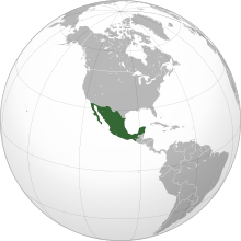 Location o Mexico