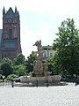 English: White Eagle square (fountain) Polski: Orła Białego Plac (fontanna)